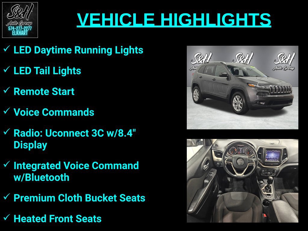 Used 2017 Jeep Cherokee Latitude w/ Cold Weather Group AWD/4WD image 3