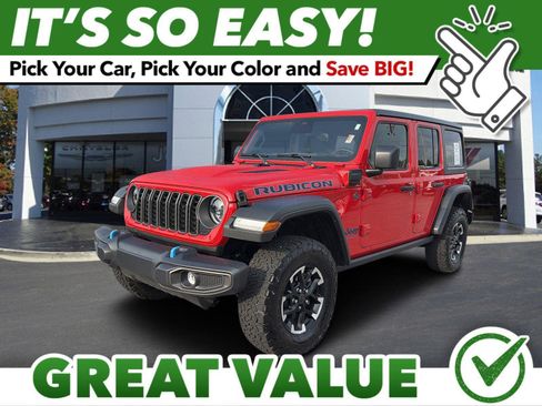 Used 2025 Jeep Wrangler Unlimited Rubicon 4xe w/ Safety Group AWD/4WD image 1