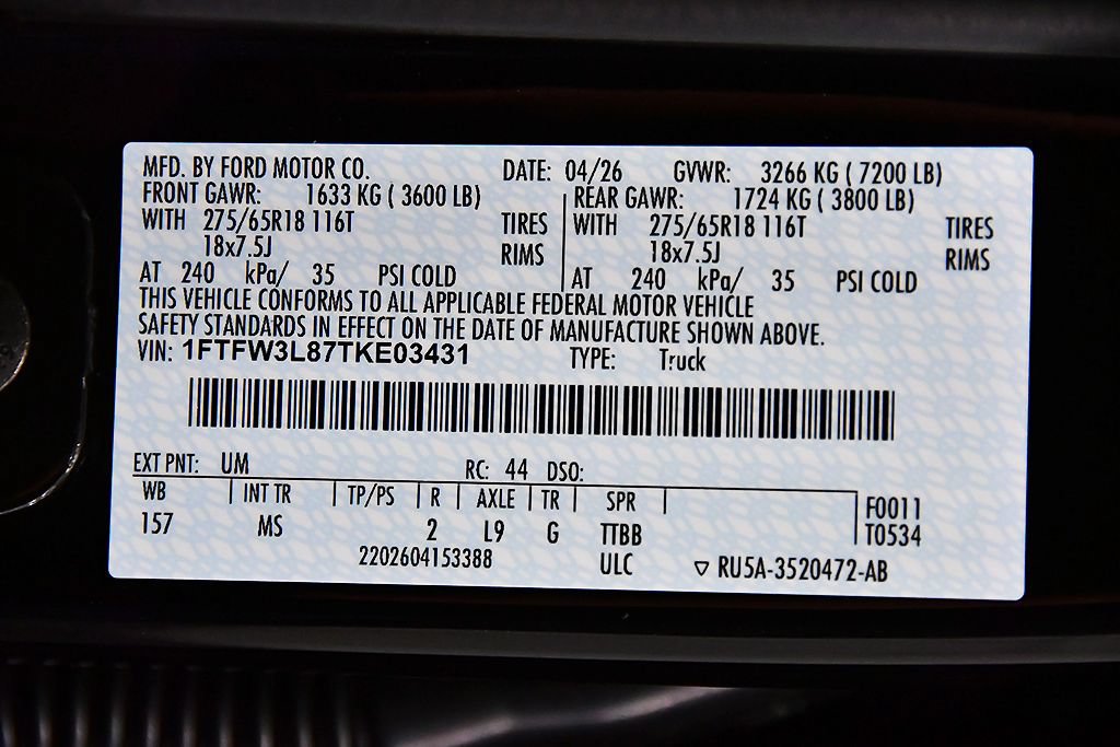 New 2026 Ford F150 XLT w/ Equipment Group 302A MID AWD/4WD image 15