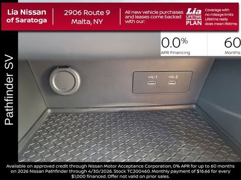 New 2026 Nissan Pathfinder SV AWD/4WD image 24