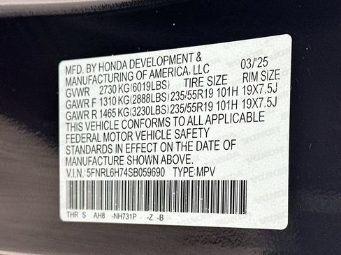 Used 2025 Honda Odyssey Sport-L image 36