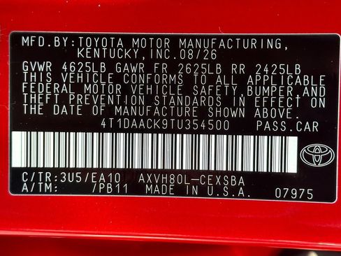 New 2026 Toyota Camry SE w/ Convenience Package FWD image 36