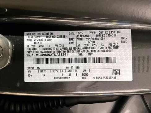 New 2026 Ford Escape ST-Line w/ Cold Weather Package AWD/4WD image 14