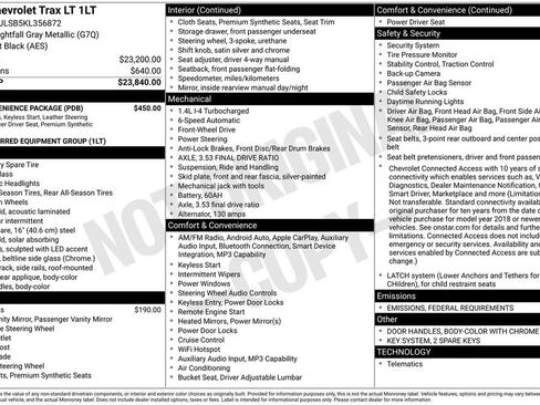 Used 2019 Chevrolet Trax LT w/ LT Convenience Package image 29
