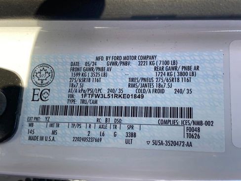 Used 2024 Ford F150 XLT w/ Tow/Haul Package image 24