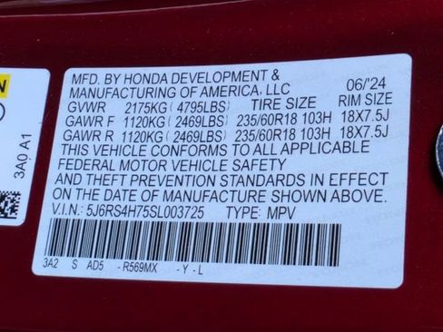 Certified 2025 Honda CR-V EX-L image 33