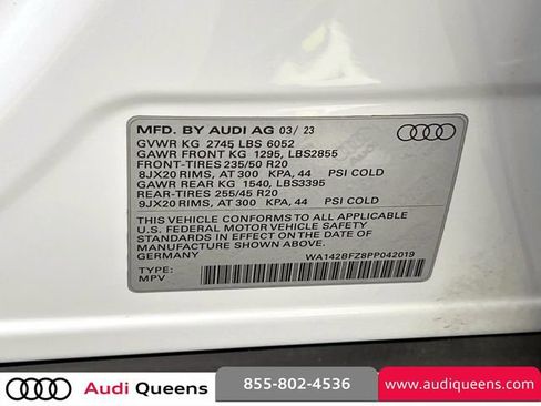 Certified 2023 Audi Q4 e-tron Prestige w/ Black Optic Package AWD/4WD image 17