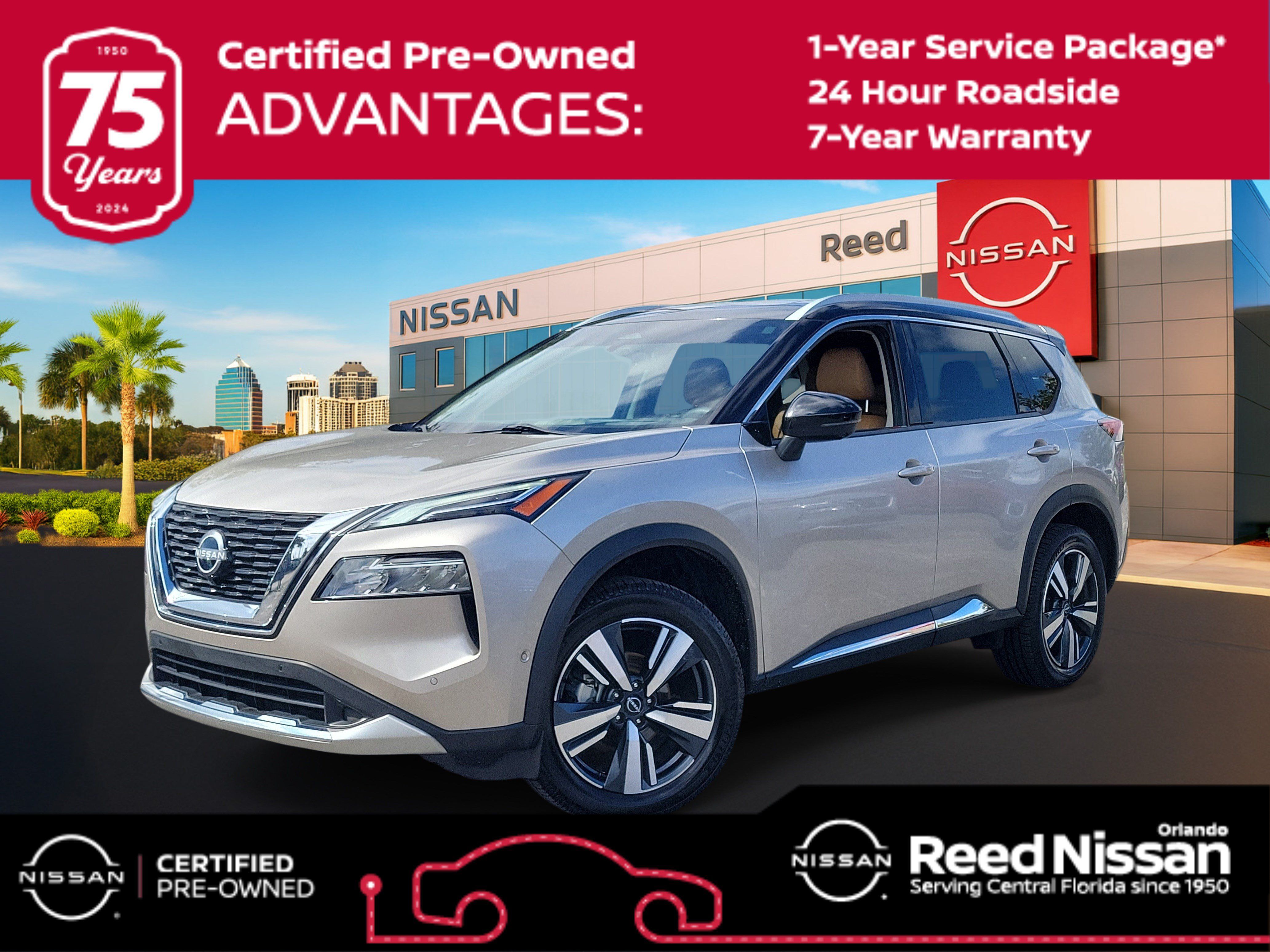 Certified 2023 Nissan Rogue Platinum w/ Platinum Premium Package AWD/4WD image 1