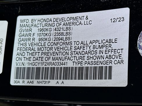 Used 2024 Honda Accord LX image 12