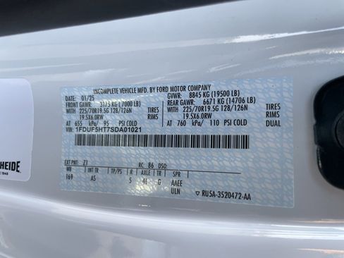 New 2025 Ford F550 4x4 Regular Cab Super Duty image 50