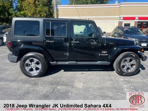 Used 2018 Jeep Wrangler Unlimited Sahara w/ Connectivity Group image 2