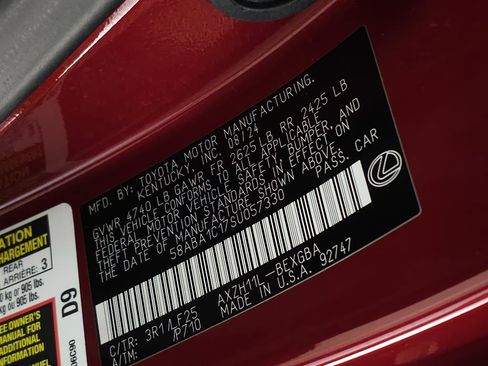 Certified 2025 Lexus ES 300h F Sport image 36