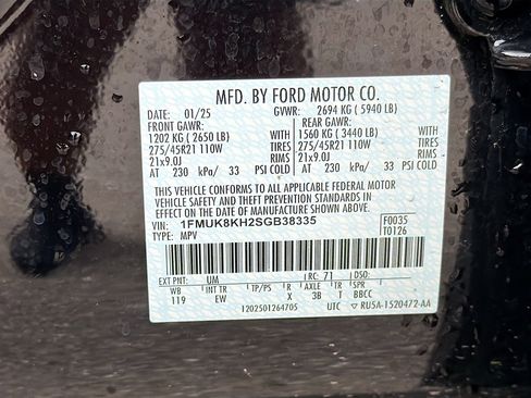 Used 2025 Ford Explorer ST-Line w/ ST-Line Street Pack image 42