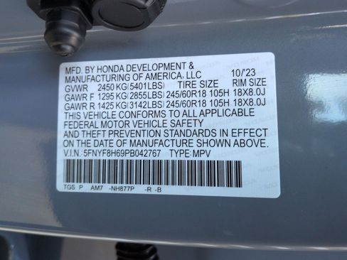 Certified 2023 Honda Passport TrailSport image 36