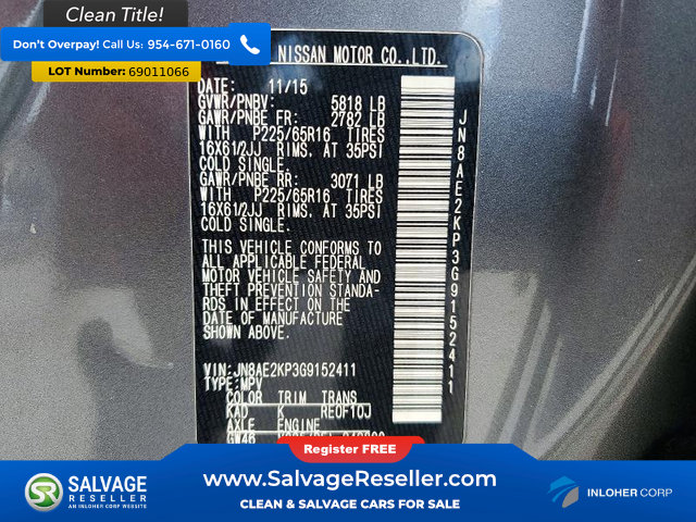 Used 2016 Nissan Quest S FWD image 17