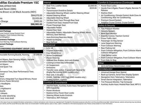 Used 2015 Cadillac Escalade Premium AWD/4WD image 2