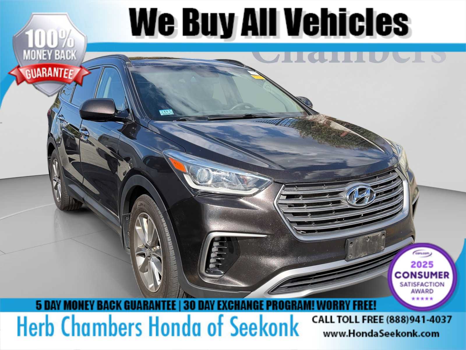 Used 2017 Hyundai Santa Fe SE w/ Cargo Package AWD/4WD image 1