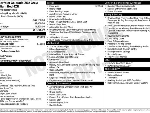 Used 2024 Chevrolet Colorado ZR2 w/ Technology Package AWD/4WD image 6