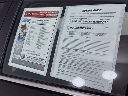 Certified 2025 Nissan Sentra SV FWD image 13