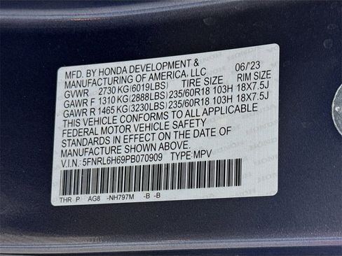 Used 2023 Honda Odyssey EX-L image 33