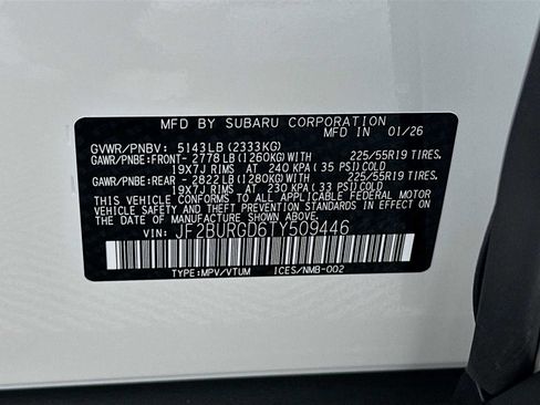 New 2026 Subaru Outback Limited XT image 31