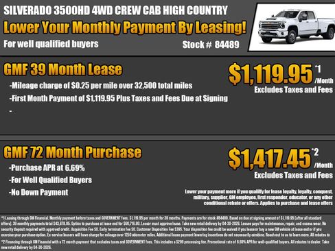 New 2026 Chevrolet Silverado 3500 High Country AWD/4WD image 2