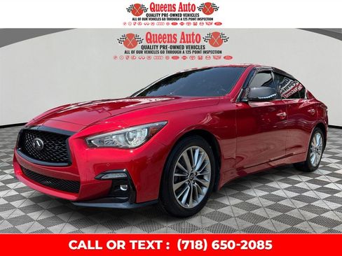 Used 2022 INFINITI Q50 Luxe w/ Cargo Package AWD/4WD image 2
