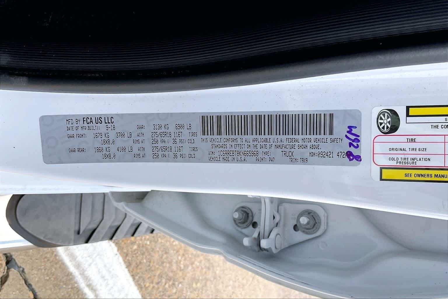 Used 2019 RAM 1500 Big Horn RWD image 19