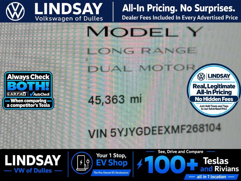 Used 2021 Tesla Model Y Long Range AWD/4WD image 26