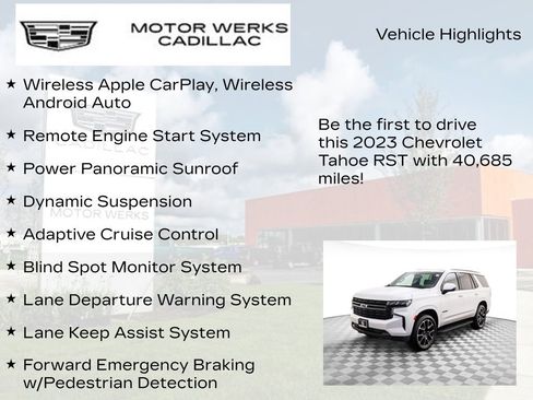 Used 2023 Chevrolet Tahoe RST w/ Luxury Package image 7