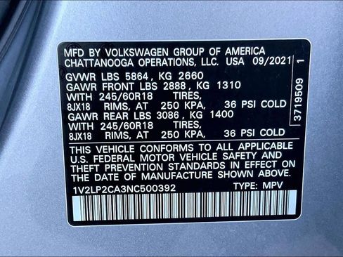 Used 2022 Volkswagen Atlas SE image 33