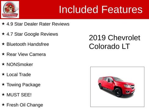 Used 2019 Chevrolet Colorado LT w/ LT Convenience Package AWD/4WD image 4