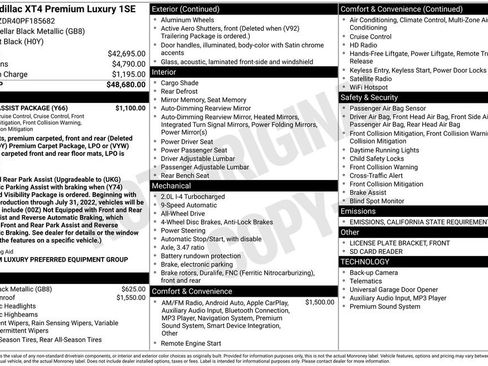 Used 2023 Cadillac XT4 Premium Luxury w/ Driver Assist Package image 10