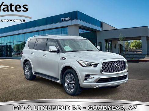 Used 2022 INFINITI QX80 Luxe w/ Cargo Package RWD image 1