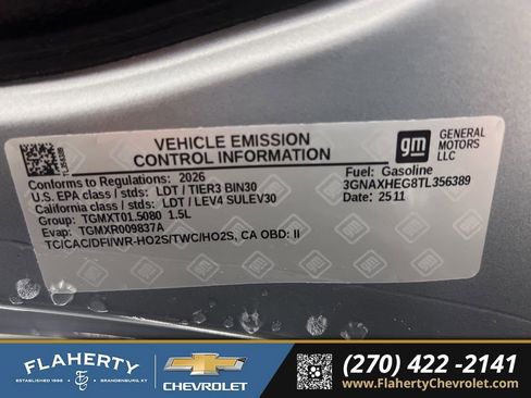 New 2026 Chevrolet Equinox LT image 17