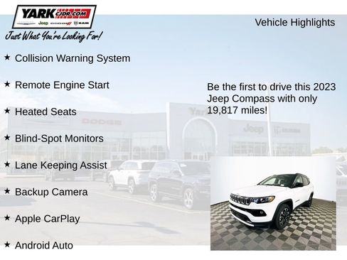 Used 2023 Jeep Compass Limited AWD/4WD image 12