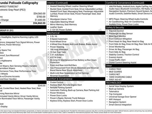 New 2026 Hyundai Palisade Calligraphy image 4