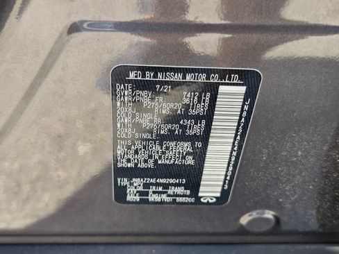 Certified 2022 INFINITI QX80 Luxe w/ Cargo Package AWD/4WD image 26