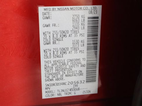 Used 2024 Nissan Pathfinder Platinum w/ Cargo Package AWD/4WD image 68
