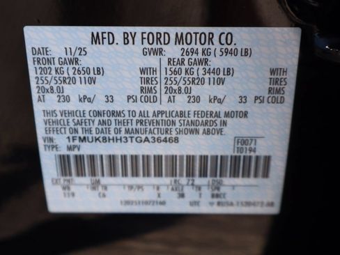 Used 2026 Ford Explorer Platinum AWD/4WD image 38