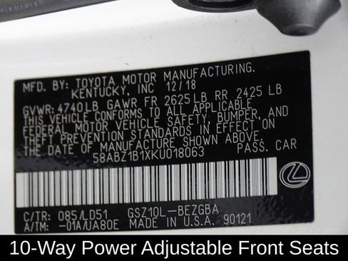 Used 2019 Lexus ES 350 image 23