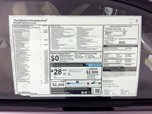 New 2026 BMW 230i xDrive Coupe w/ Premium Package AWD/4WD image 16