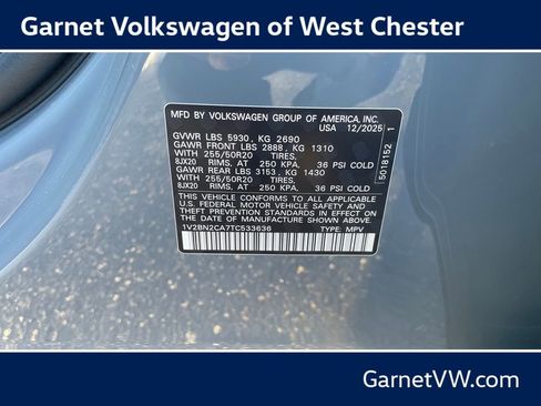 New 2026 Volkswagen Atlas SEL AWD/4WD image 24