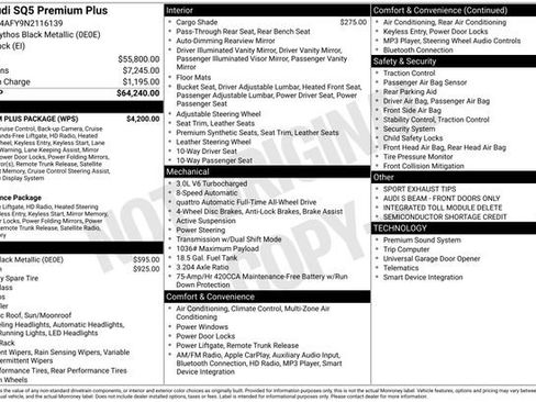 Used 2022 Audi SQ5 Premium Plus w/ Premium Plus Package image 2