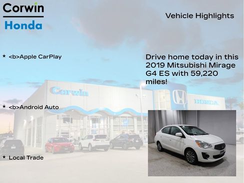 Used 2019 Mitsubishi Mirage G4 ES image 6