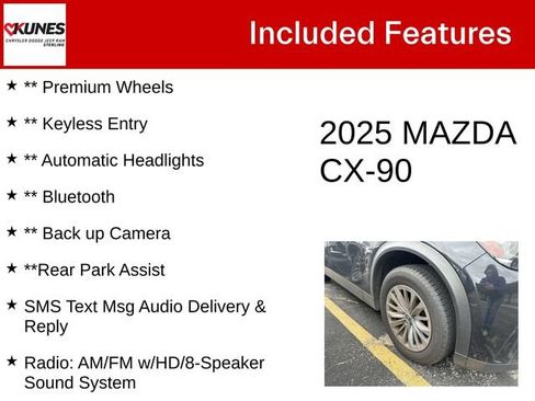 Used 2025 MAZDA CX-90 3.3 Turbo w/ Preferred Package AWD/4WD image 5