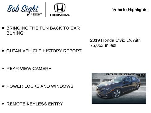 Used 2019 Honda Civic LX image 3