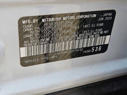 Used 2024 Mitsubishi Eclipse Cross SE AWD/4WD image 24