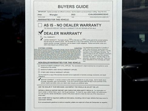 Certified 2022 Jeep Wrangler Unlimited Sport image 26