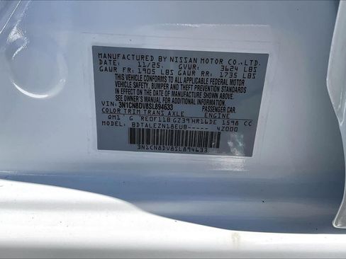 New 2025 Nissan Versa S image 22